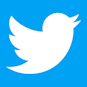 The bird logo of Twitter