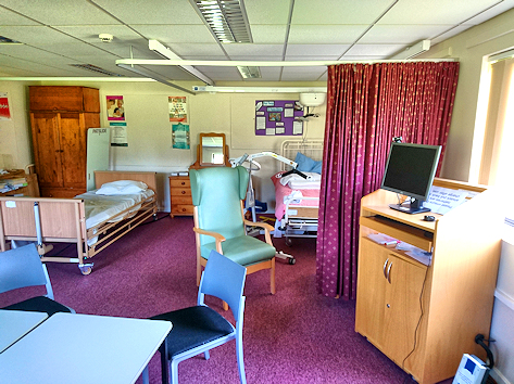 Beds, chairs and aids for use with the elderly or disabled