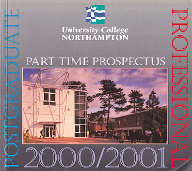 Senate on the cover of the part-time prospectus 2000