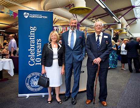 Ann Tate, Nick Petford and Eric Ogilvie