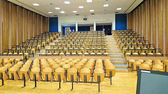 Large tiered lecture theatre